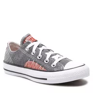 Trampki damskie - Converse Trampki Ctas Ox 172823C Storm Wind/Dark Terracotta - miniaturka - grafika 1