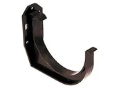 Rynny i akcesoria - Wavin Uchwyt rynny 130 PVC, Kanion PVC brąz - miniaturka - grafika 1