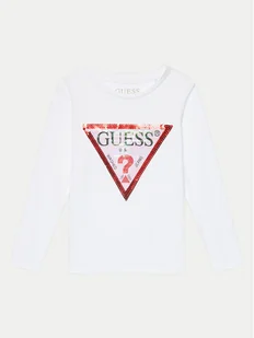 Guess Bluzka K4RI30 K6YW1 Biały Regular Fit - Bluzki damskie - miniaturka - grafika 1