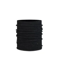 Apaszki i szaliki damskie - Komin wełniany Buff Merino Fleece Neckwarmer solid black - ONE SIZE - miniaturka - grafika 1