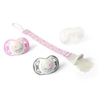 Smoczki uspokajające - BabyOno BabyOno Smoczek symetryczny silikonowy królik 2szt 3-6m | szybka | szeroki wybór smoczków uspokajających 1224/03 - miniaturka - grafika 1