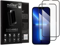 Szkła hartowane na telefon - 2 szt. | moVear 3D PRO-E - Szkło hartowane do Apple iPhone 13 Pro Max (6.7") na Cały Ekran | Do Etui, fullGlue, 9H - miniaturka - grafika 1