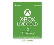 Kody i doładowania cyfrowe - Microsoft Karta Microsoft Xbox Live Gold Abonament Na 12 Miesięcy - miniaturka - grafika 1