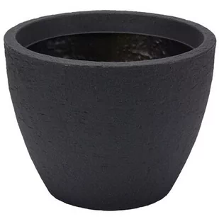 Donica Stone Ø50 x 38 cm antracyt/jasny szary - Donice - miniaturka - grafika 1