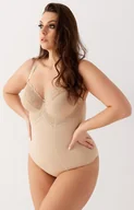 Piżamy damskie - K356 Gala body, Kolor beżowy, Rozmiar 80C, Gorsenia - Intymna - miniaturka - grafika 1