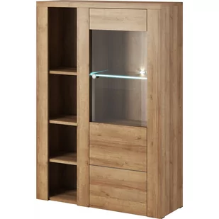 Kredens ..44 TYP-44 Larona Helvetia Wieruszów Satin Orzech / Touchwood - Kredensy - miniaturka - grafika 1