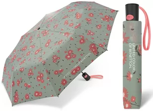 PARASOL PARASOLKA DAMSKA BENETTON MINI AUTOMAT POKROWIEC - Parasole - miniaturka - grafika 1