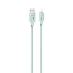 USAMS Kabel lightning Fast Charging 2,4A Lithe Series 1,2m zielony/green SJ565USB04 (US-SJ565) - Kable - miniaturka - grafika 1