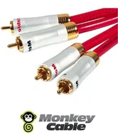 Kable - Kabel audio MONKEYCABLE 2xRCA Clarity MCYANA0 Concept, 0.5 m - miniaturka - grafika 1