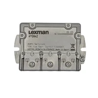 Kostki, złączki, wtyczki - LEXMAN Rozgałęźnik sygnału TV wewnątrz 4 wyjścia - miniaturka - grafika 1