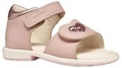 Buty dla dziewczynek - Geox B Verred - Sandały dla dziewczynek, szare (lt Grey), Rozmiar 20, Różowy porucznik, 26 EU - miniaturka - grafika 1