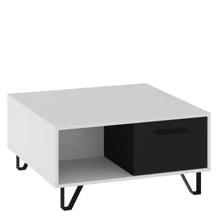 Ława 2D BOS-06 Boss MebloCross Biały Mat / Czarny Połysk - Ławy i stoliki kawowe - miniaturka - grafika 1