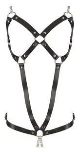 ZADO leather harness (female) s-l - Harness z ozdobnymi łańcuszkami  << DYSKRETNIE   |   DOSTAWA 24h   |  GRATISY - Odzież erotyczna - miniaturka - grafika 4