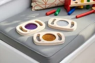 Mały naukowiec - Panele brokatowe z rączkami - 3 szt. - miniaturka - grafika 1