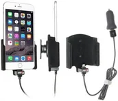 Uchwyty samochodowe do telefonów - Uchwyt do Apple iPhone 8 Plus z wbudowanym kablem USB oraz ładowarką samochodową - miniaturka - grafika 1
