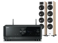 Zestawy stereo - Yamaha MusicCast RX-V6A (czarny) + Diva 6 (dąb) - miniaturka - grafika 1