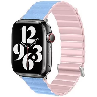 Pasek BELINE Magnetic Pro do Apple Watch 2/3/4/5/6/7/8/SE/SE 2/Ultra (42/44/45/49mm) Różowo-błękitny - Akcesoria do smartwatchy Pasek BELINE Magnetic Pro do Apple Watch 2/3/4/5/6/7/8/SE/SE 2/Ultra (42/44/45/49mm) Różowo-błękitny - Akcesoria do smartwatchy - miniaturka - grafika 1