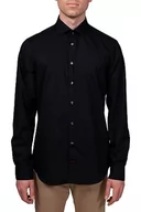 Koszule męskie - Tommy Hilfiger Męska koszula biznesowa Core Stretch Poplin Slim Shirt, czarny (czarny), 40 - miniaturka - grafika 1