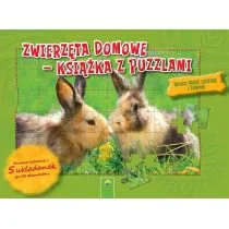 Książka z puzzlami. Zwierzęta domowe - Książki edukacyjne - miniaturka - grafika 1