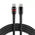 Kabel przewód USB-C PD RGB LED 200cm everActive CBB-2PDR Power Delivery 3A z obsługą szybkiego ładowania 60W - Kable USB - miniaturka - grafika 1