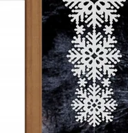 Firany - ŚNIEŻKA, ŚNIEŻYNKA panel, ażur, dekor rozm. 37x145cm NOWY WZÓR - miniaturka - grafika 1