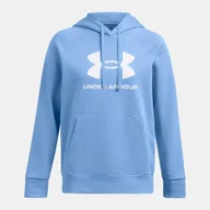 Bluzy sportowe damskie - Bluza damska Under Armour Rival Fleece Big Logo Hoody - miniaturka - grafika 1
