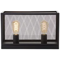 Lampy stojące - Brilliant Maze lampa stołowa 40x15cm czarny korund czarny metal 2x A60, E27, 60 W - miniaturka - grafika 1