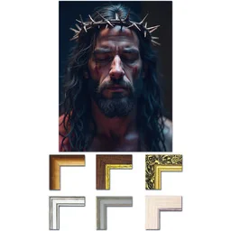 Obraz Jezus Chrystus Umęczony w koronie cierniowej - Ikony i obrazy sakralne Obraz Jezus Chrystus Umęczony w koronie cierniowej - Ikony i obrazy sakralne - miniaturka - grafika 1