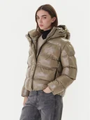 Kurtki damskie - Napapijri Kurtka zimowa A-Glane NP0A4HZ5 Beżowy Regular Fit - miniaturka - grafika 1