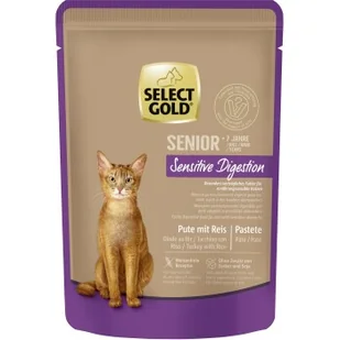 SELECT GOLD Senior Digestion +7 24x85 g - Mokra karma dla kotów - miniaturka - grafika 1