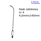 Akcesoria medyczne - Ssak zatokowy nr 4 08-134 Metech - miniaturka - grafika 1