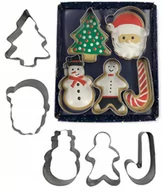 Formy do ciast - Śwąteczne Foremki Wykrawacze Do Ciastek Pierników - miniaturka - grafika 1