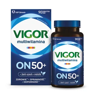 Vigor Multiwitamina On 50+, 90 tabletek - Witaminy i minerały - miniaturka - grafika 1
