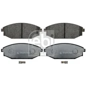 Klocki hamulcowe - Klocki hamulcowe - komplet FEBI BILSTEIN 170266 - miniaturka - grafika 1