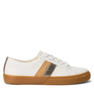 Sneakersy Lauren Ralph Lauren 802942784001 Biały - Sneakersy damskie - miniaturka - grafika 1