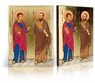 Ikony i obrazy sakralne - Ikona religijna Święty Filip i Jakub - miniaturka - grafika 1