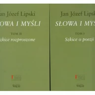 Filologia i językoznawstwo - Biblioteka Więzi Słowa i myśli. Tomy I-II. Szkice o poezji. Szkice rozproszone - Lipski Jan Józef - miniaturka - grafika 1