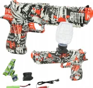 Zabawki militarne - Skleplolki PISTOLET KARABIN NA KULKI ŻELOWE ELEKTRYK AUTOMAT - miniaturka - grafika 1