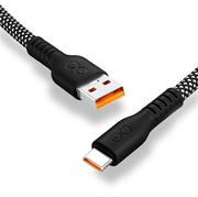 Kable USB - Kabel USBA-USBC eXc IMMORTAL, 0.9m, czarny - miniaturka - grafika 1