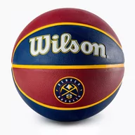Koszykówka - Piłka do koszykówki Wilson NBA Team Tribute Denver Nuggets blue rozmiar 7 - miniaturka - grafika 1