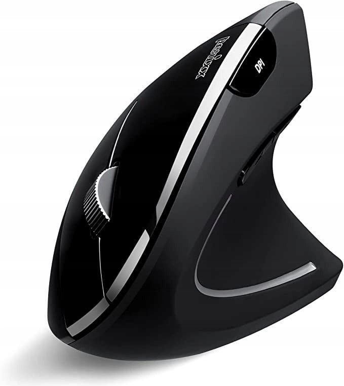 Perixx PERIMICE-813, ergonomische Multi-Device Maus, schnurlos, schwarz