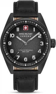 Zegarek Zegarek męski SWISS MILITARY SMWGA0001530 czarny klasyczny - Zegarki męskie - miniaturka - grafika 1