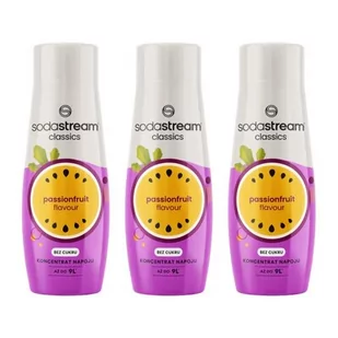 Syrop SODASTREAM Marakuja 3 x 440 ml - Syropy i koncentraty owocowe - miniaturka - grafika 1