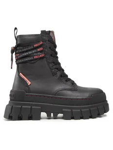 Palladium Trapery Revolt Boot Lth 97240-010-M Czarny - Botki damskie - miniaturka - grafika 1