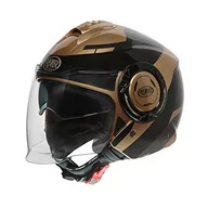 Kaski motocyklowe - PREMIER KASK COOL OPT 19, czarny/złoty, L - miniaturka - grafika 1