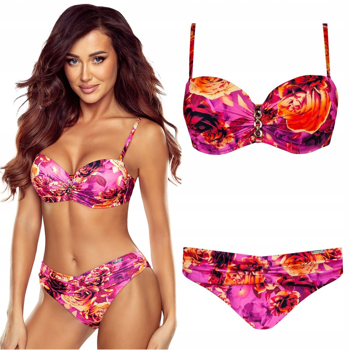 Strój kąpielowy dwuczęściowy push up GABBIANO Ashley 03/B 36C S 70C