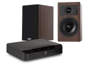 Zestawy stereo - Bluesound POWERNODE EDGE (czarny) + Tesi 2 (mokka) - miniaturka - grafika 1