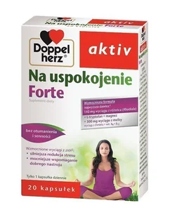 QUEISSER Doppel herz aktiv na uspokojenie forte x 20 kaps - Układ nerwowy - miniaturka - grafika 1