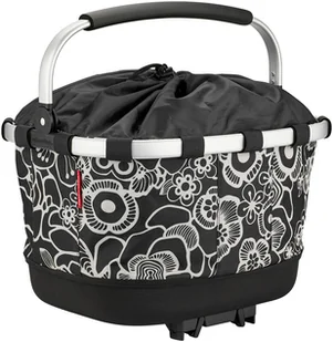Reisenthel KlickFix KlickFix Carrybag GT Bike Basket for Racktime, fleur black 2021 Kosze na bagażnik 0305RFS - Koszyki rowerowe - miniaturka - grafika 1
