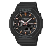 Zegarki damskie - Zegarek G-Shock GMA-S2100-1AER Black/Black - miniaturka - grafika 1